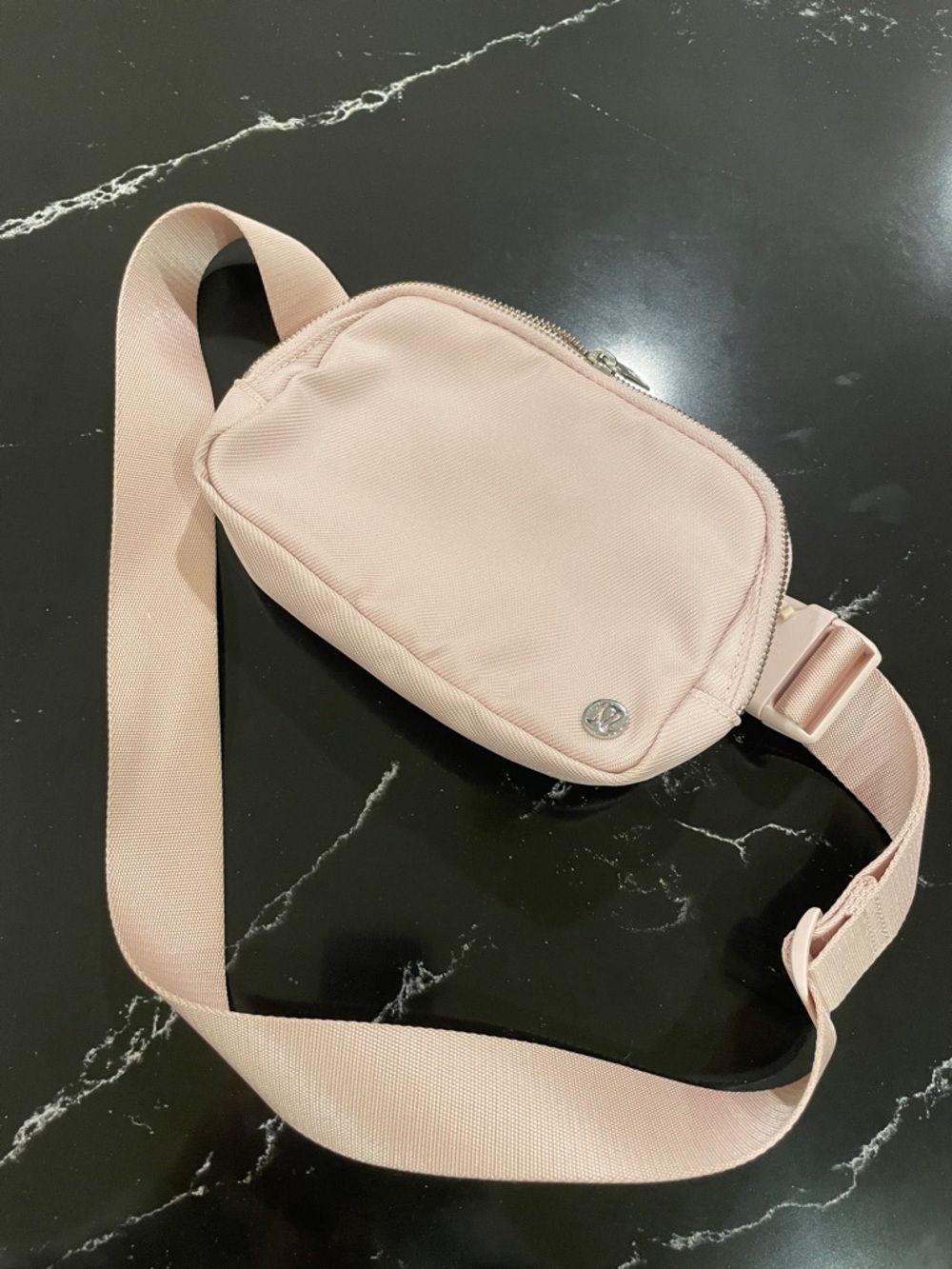 lululemon athletica Pale Blush Pink Crossbody Belt Bag